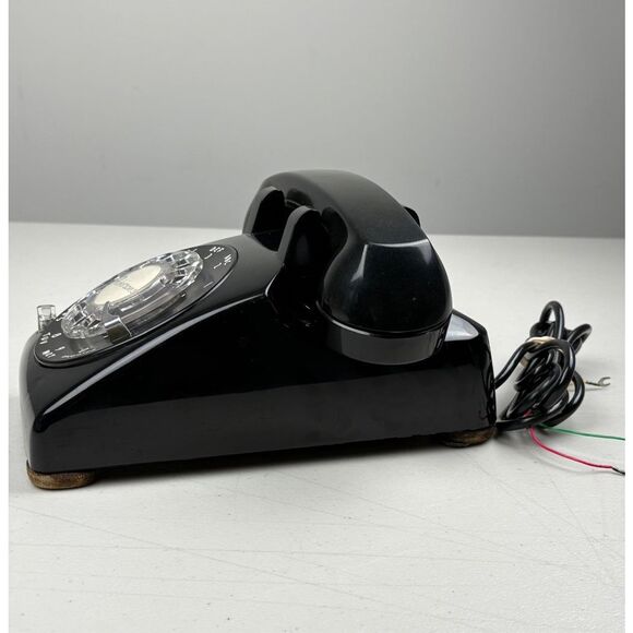 Vintage Western Electric Black Rotary Dial Telephone Model 510 Black Rare G1 - Picture 5 of 10